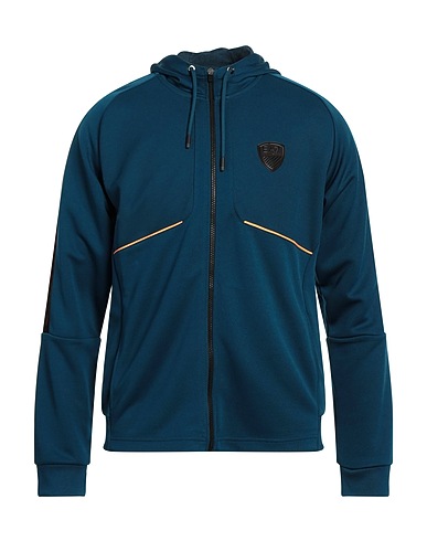 EA7 Hooded track jacket  Deep teal 100% Polyester