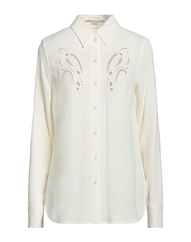 STELLA McCARTNEY Solid colour shirts & blouses White 96% Viscose, 4% Elastane, Polyester