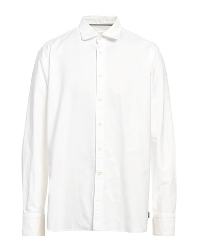 TINTORIA MATTEI 954 Solid colour shirt White 100% Cotton