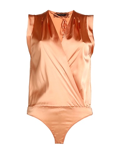 PATRIZIA PEPE SERA TOPS & TEES Apricot 67% Viscose, 28% Polyamide, 5% Elastane