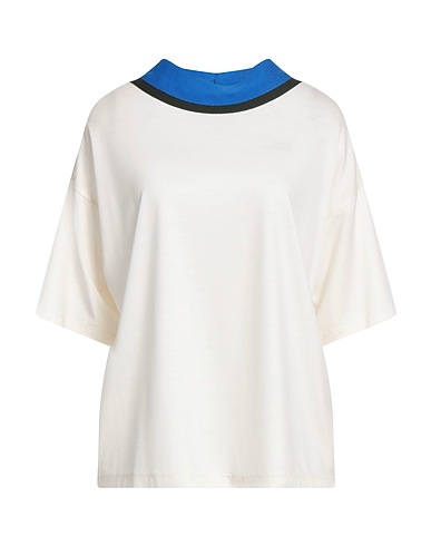 AGNONA Ｔシャツ オフホワイト バージンウール 100%