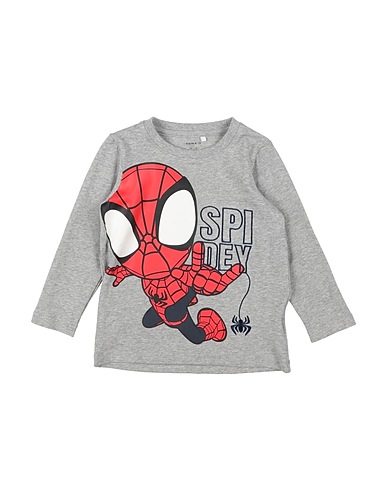 NAME IT® T-shirt Grey 95% Cotton, 5% Elastane