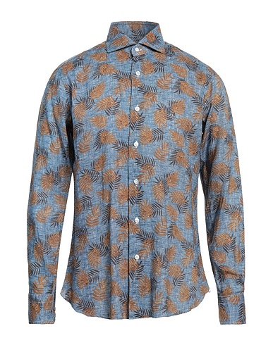 DANDYLIFE by BARBA Napoli Patterned shirt 100% Linen