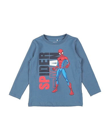 NAME IT® T-shirt Slate blue 95% Cotton, 5% Elastane
