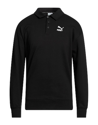 PUMA Sweatshirt Schwarz 100% Baumwolle, Elastan
