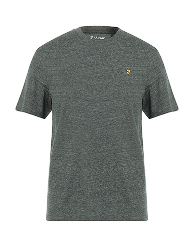 FARAH Basic T-Shirt Blei 100% Organische Baumwolle