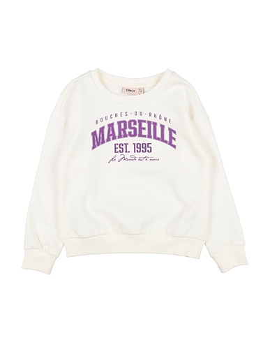 KIDS ONLY Sweatshirt Off white 60% Cotton, 40% Polyester