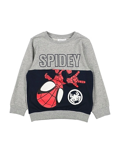 NAME IT® Sweatshirt Grey 95% Cotton, 5% Elastane