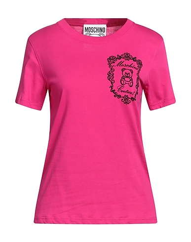 MOSCHINO T-shirt Fuchsia 100% Organic cotton