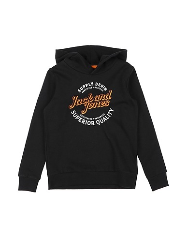 JACK & JONES Sweatshirt Black 60% Cotton, 40% Polyester