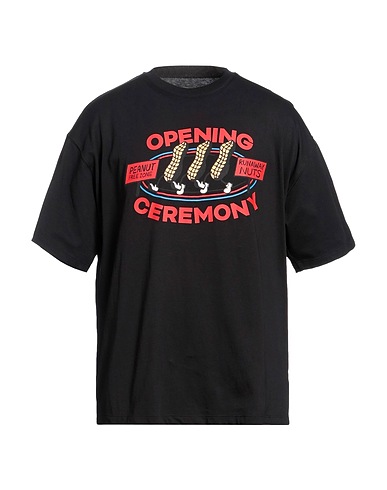 OPENING CEREMONY T-shirt Black 100% Organic cotton