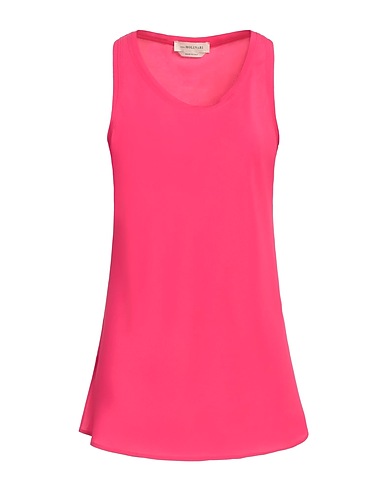 ANNA MOLINARI Top Magenta 85% Acetate, 15% Silk