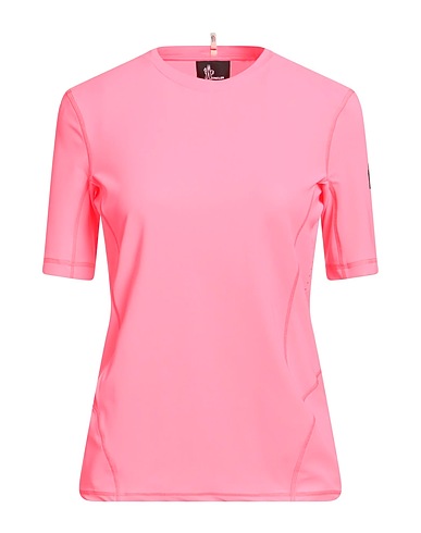 MONCLER GRENOBLE T-shirt Pink 74% Polyester, 26% Elastane