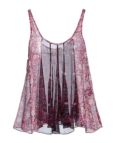 ISABEL MARANT Silk top Plum 100% Silk