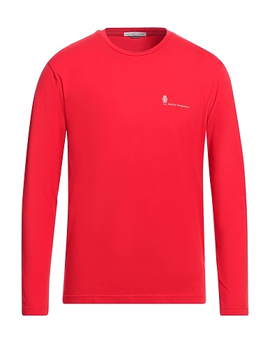 GREY DANIELE ALESSANDRINI T-shirt Red 90% Cotton, 10% Elastane