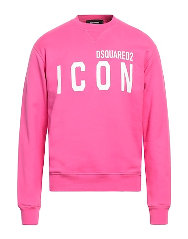 DSQUARED2 Sweatshirt ICON Fuchsia 100% Cotton