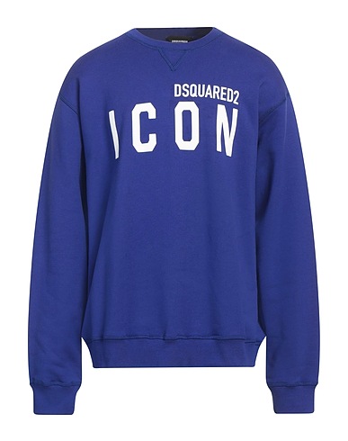 DSQUARED2 Sweatshirt ICON Bright blue 100% Cotton