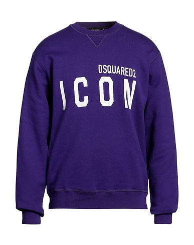 DSQUARED2 Sweatshirt ICON Purple 100% Cotton