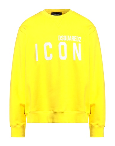 DSQUARED2 Sweatshirt ICON Yellow 100% Cotton