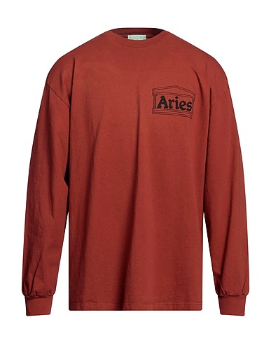 ARIES T-shirt Rust 100% Cotton