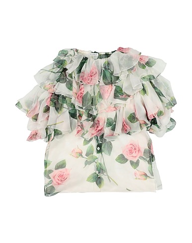 DOLCE&GABBANA Top White 100% Silk