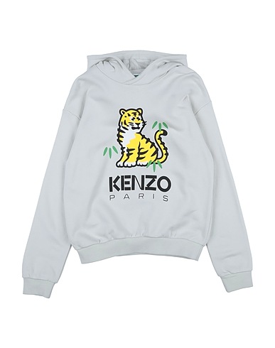 KENZO KIDS Sweat-shirt Gris clair 95% Coton, 5% Élasthanne