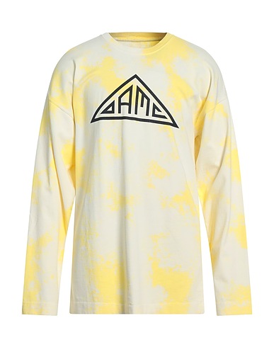 OAMC T-shirt Yellow 100% Organic cotton, Elastane, Cotton