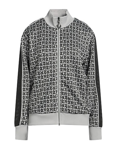 REPLAY Sweatshirt Grey 64% Polyester, 36% Cotton