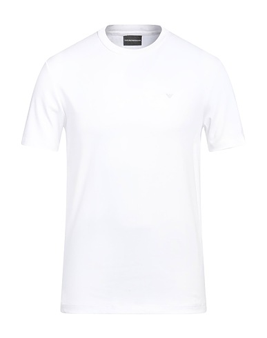 EMPORIO ARMANI T-shirt basique Blanc 100% Coton