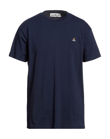 VIVIENNE WESTWOOD T-shirt Blu notte 100% Cotone organico