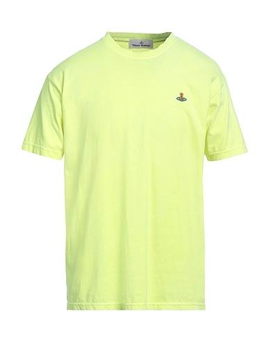 VIVIENNE WESTWOOD Basic T-Shirt Lime green 100% Organic cotton