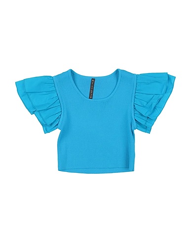 MANILA GRACE T-shirt Azure 65% Viscose, 35% Nylon