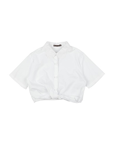 MANILA GRACE Top Weiß 100% Baumwolle