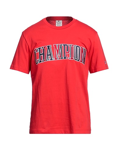 CHAMPION T-shirt Red 100% Cotton