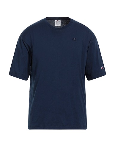 CHAMPION Basic T-Shirt Midnight blue 100% Cotton