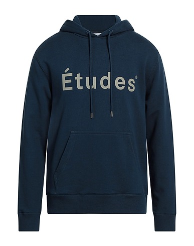 ÉTUDES STUDIO Hooded track jacket  Navy blue 100% Organic cotton