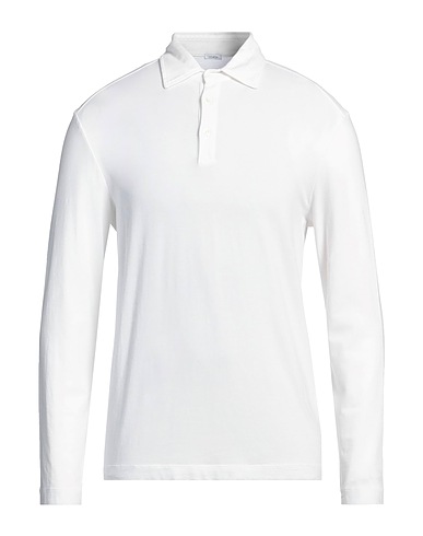 MALO Polo shirt I PREFER White 90% Cotton, 10% Elastane