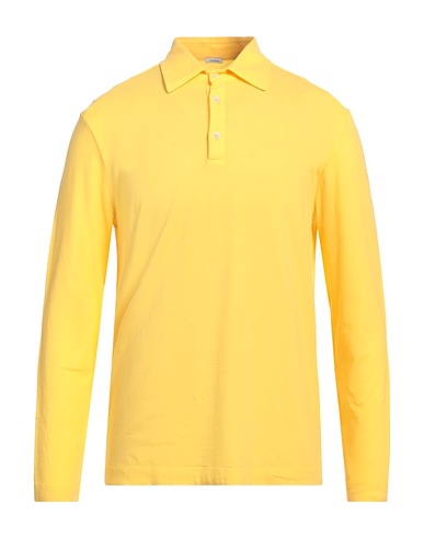 MALO Polo shirt I PREFER Marigold 90% Cotton, 10% Elastane