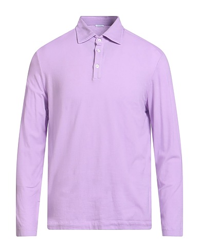 MALO Poloshirt I PREFER Lila 90% Baumwolle, 10% Elastan