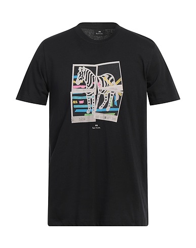 PS PAUL SMITH 티셔츠 블랙 100% 오가닉 코튼