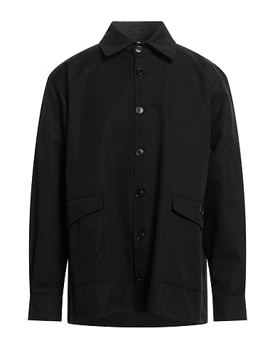 GCDS Solid colour shirt Black 100% Cotton