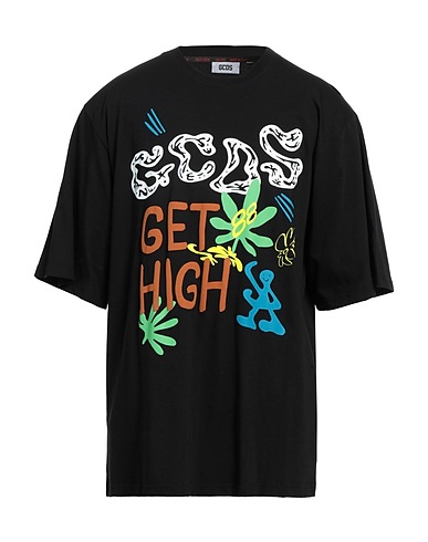 GCDS T-shirt Black 100% Cotton