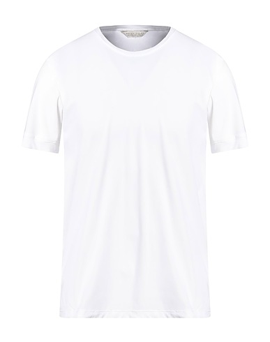 BRIAN DALES Basic T-shirt White 74% Polyamide, 26% Elastane