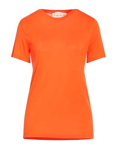 PDR PHISIQUE DU ROLE Basic T-Shirt Orange 100% Viscose
