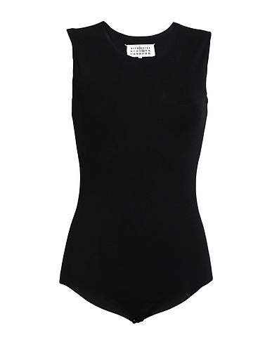 MAISON MARGIELA TOPS Schwarz 96% Viskose, 4% Elastan