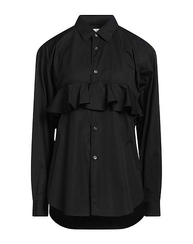 COMME des GARÇONS SHIRT Solid colour shirts & blouses Black 100% Cotton