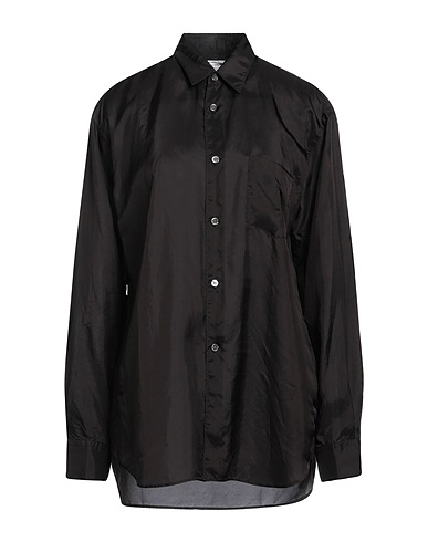 COMME des GARÇONS SHIRT Solid colour shirts & blouses Black 100% Cupro