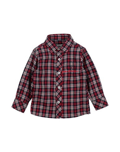 PEUTEREY Patterned shirt Brick red 100% Cotton