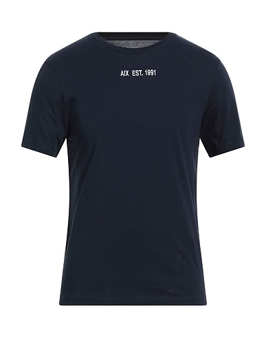 ARMANI EXCHANGE ベーシックTシャツ ネイビー コットン 100%