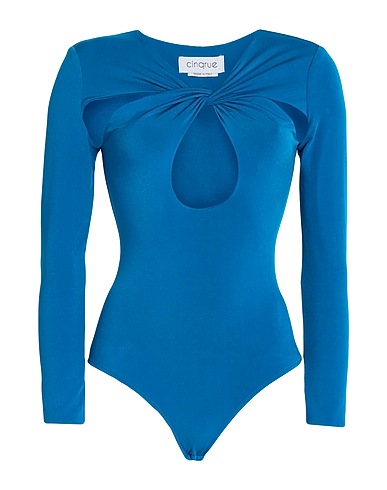 CINQRUE TOPWEAR Verde petrolio 95% Poliestere, 5% Elastan